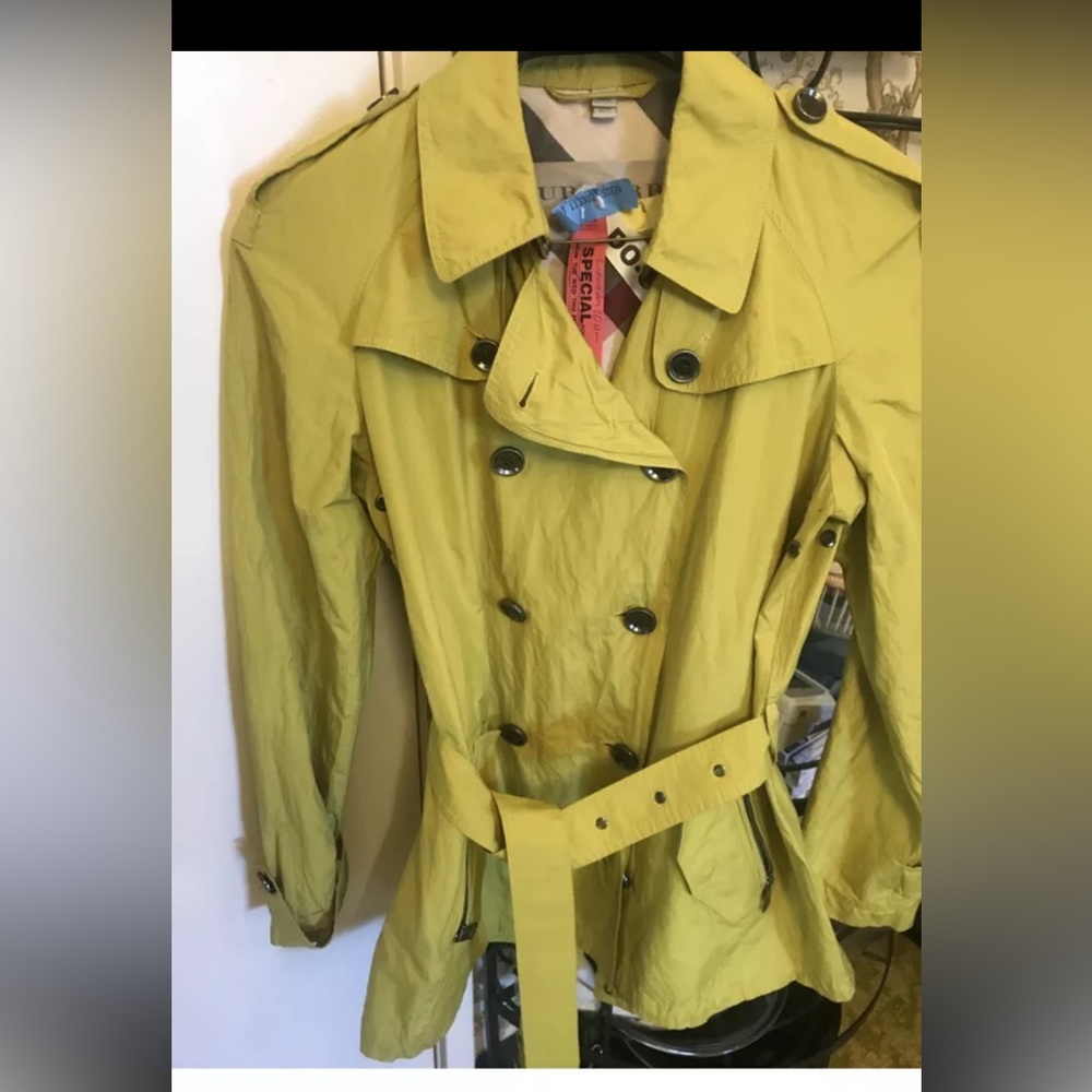 NEW Burberry Brit Trench Coat size XL US 14